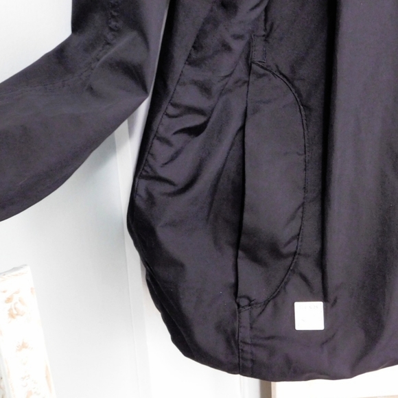 STARTER MENS XL BLACK HIDDEN HOOD FULL ZIP JACKET - Picture 3 of 6